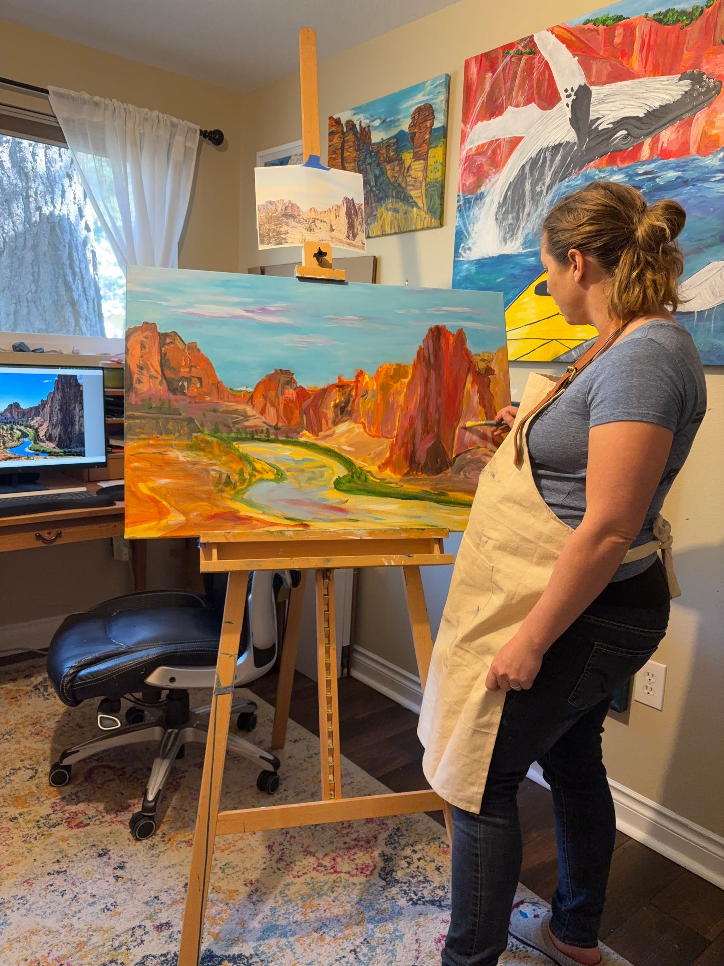 Smith Rock - Original Acrylic 24 x 36 in
