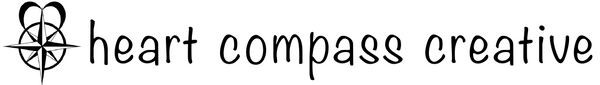 Heart Compass Creative logo