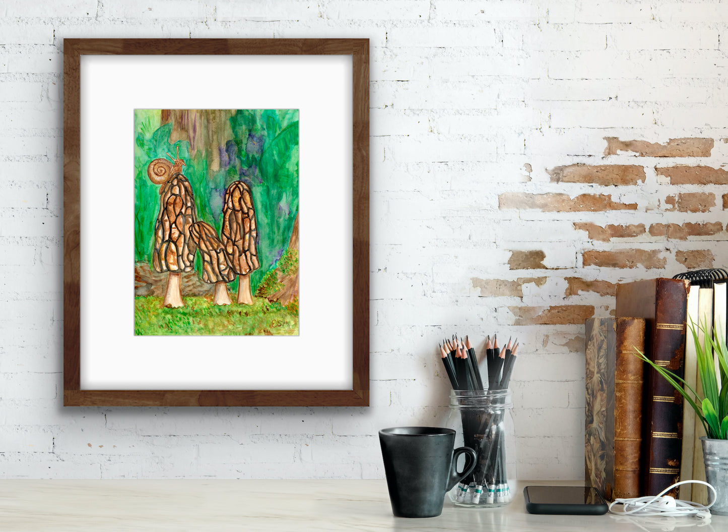 Morel Mushrooms Fine Art Print