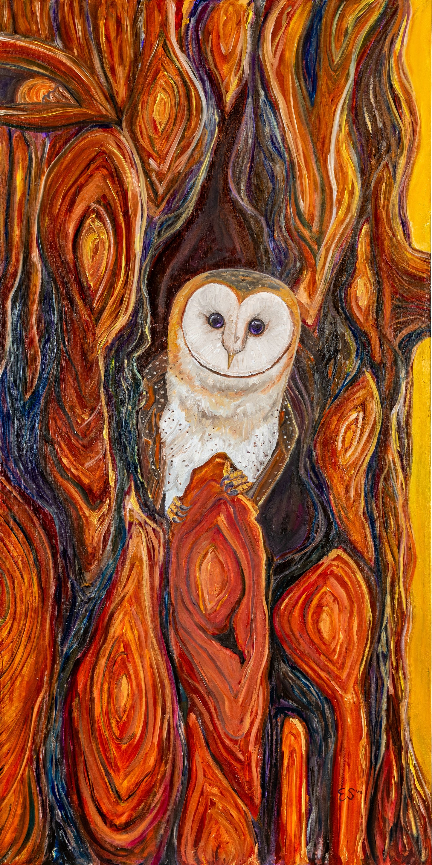 Who's There? - Owl Fine Art Print