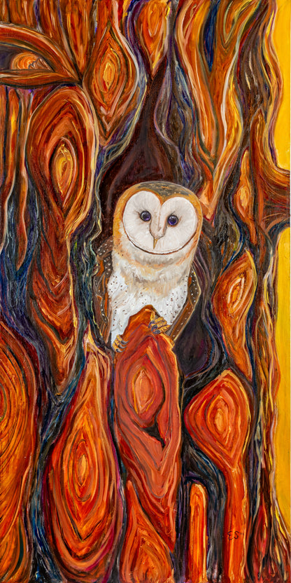 Who's There? - Owl Fine Art Print