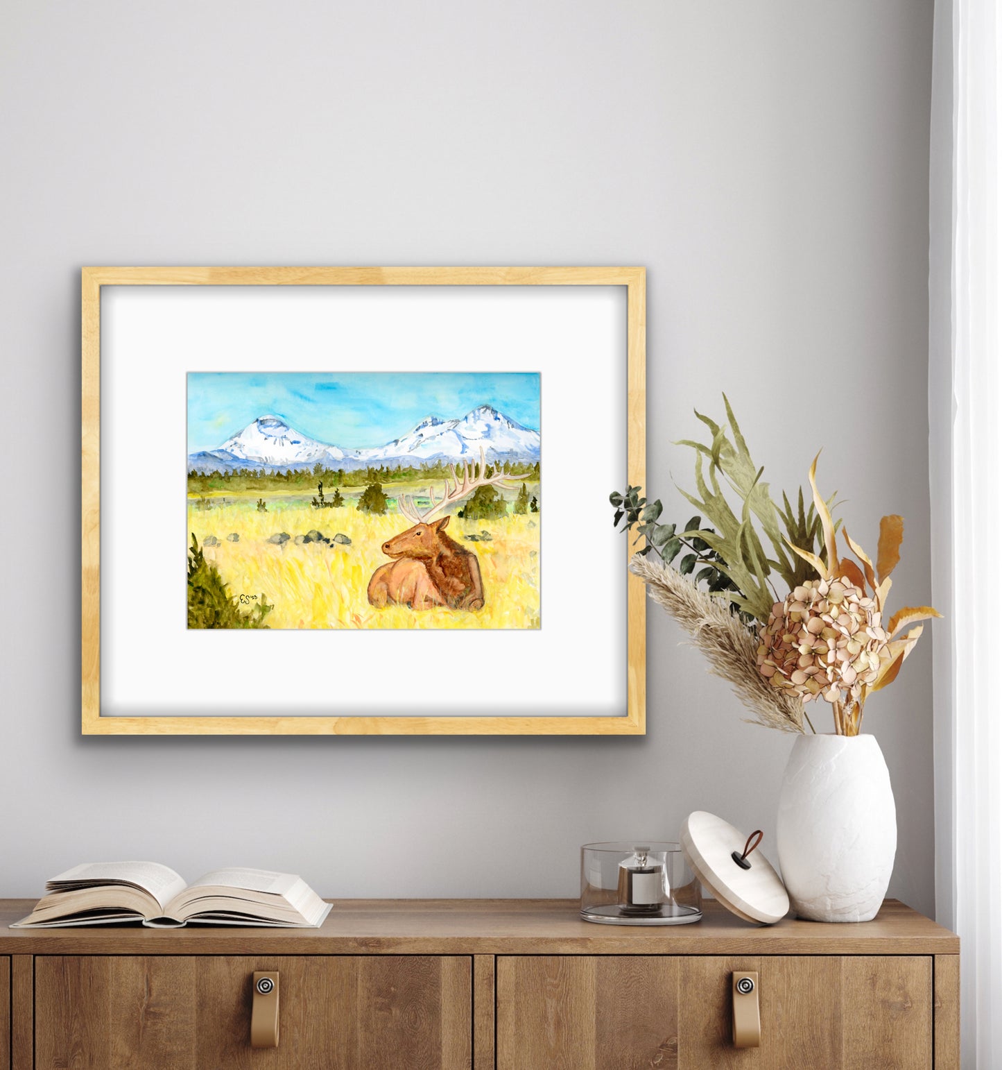 Three Sisters Elk Fine Art Print