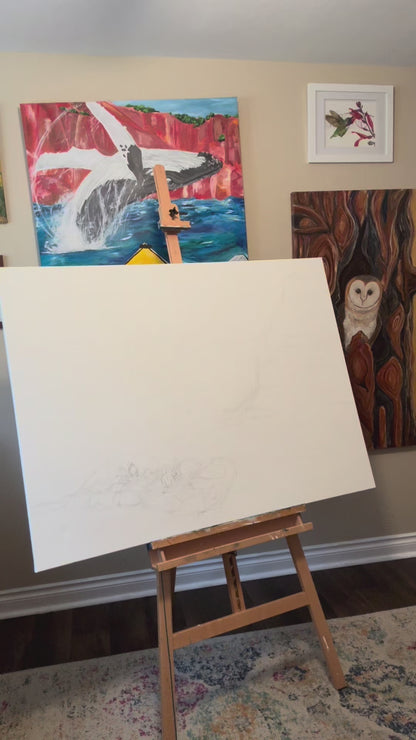 Rafting the Grand - Original Acrylic 36 x 48 in